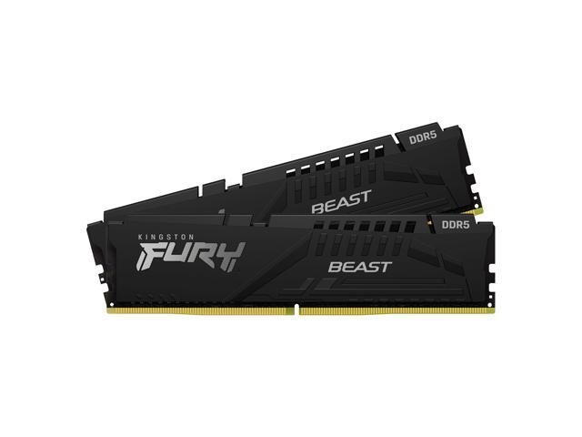 Kingston FURY Beast 32GB (2 x 16GB) 288-Pin PC RAM DDR5 6000 (PC5 48000) Memory (Desktop Memory) Model KF560C30BBEK2-32