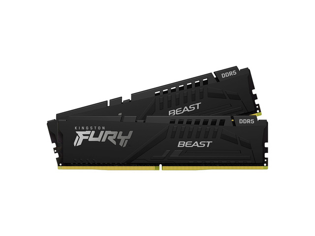 Kingston FURY Beast 32GB (2 x 16GB) 288-Pin PC RAM DDR5 6400 (PC5 51200) Memory (Desktop Memory) Model KF564C32BBEK2-32