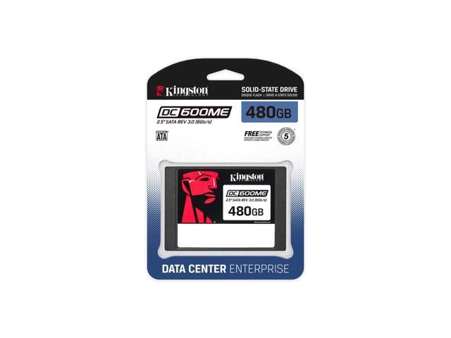 Kingston SEDC600ME/480G DC600ME 480 GB Solid State Drive - 2.5' Internal - SATA (SATA/600) - Mixed Use - Server, Data Center Device Supported - 1...