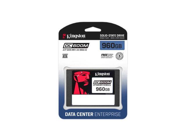 Kingston SEDC600ME/960G DC600ME 960 GB Solid State Drive - 2.5' Internal - SATA (SATA/600) -Mixed Use - Server, Data Center Device Supported...