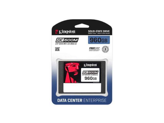 Kingston SEDC600ME/960G DC600ME 960 GB Solid State Drive - 2.5' Internal - SATA (SATA/600) -Mixed Use - Server, Data Center Device Supported...