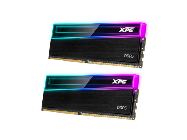 XPG NOVAKEY 32GB (2 x 16GB) 288-Pin PC RAM DDR5 5600 (PC5 44800) Desktop Memory Model AX5U5600C4616G-DCNKRBK RAM