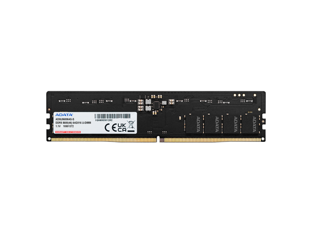 ADATA 64GB 288-Pin PC RAM DDR5 5600 (PC5 44800) Desktop Memory Model AD5U560064G RAM