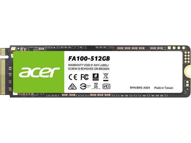 Acer FA100 M.2 512GB PCI-Express 3.0 x4 Internal Solid State Drive (SSD) BL.9BWWA.119