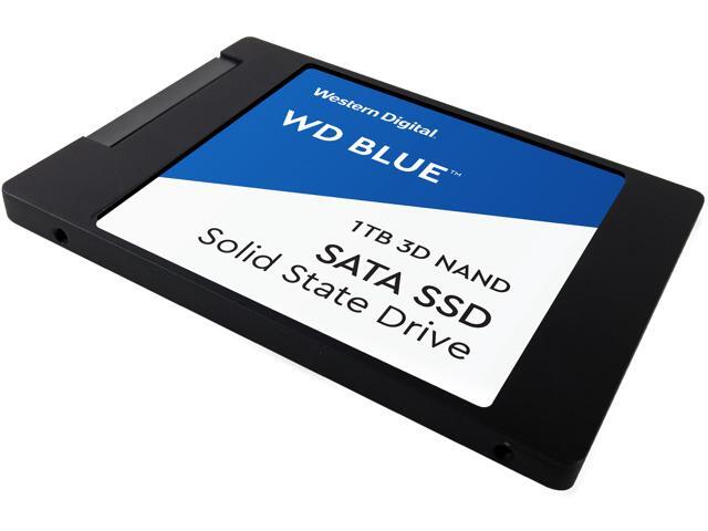 WD Blue 3D NAND 1TB Internal SSD - SATA III 6Gb/s 2.5'/7mm Solid State Drive - WDS100T2B0A