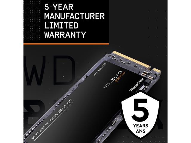 Western Digital WD BLACK SN750 NVMe M.2 2280 500GB PCI-Express 3.0 x4 64-layer 3D NAND Internal Solid State Drive (SSD) WDS500G3X0C