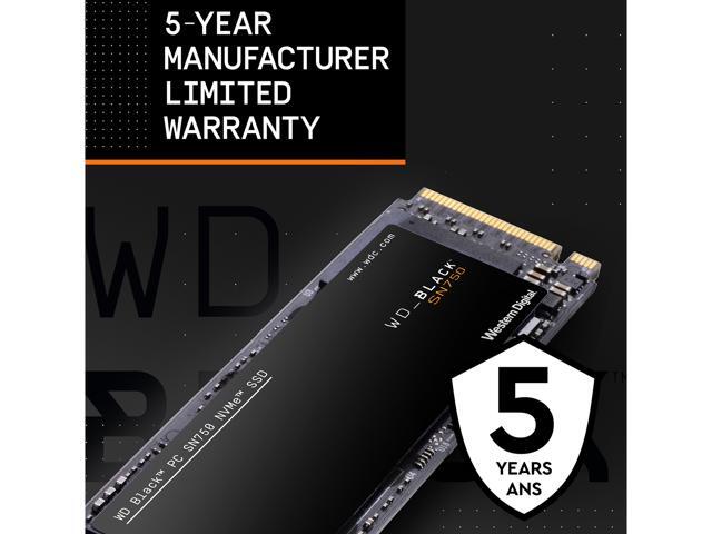 Western Digital WD BLACK SN750 NVMe M.2 2280 1TB PCI-Express 3.0 x4 64-layer 3D NAND Internal Solid State Drive (SSD) WDS100T3X0C