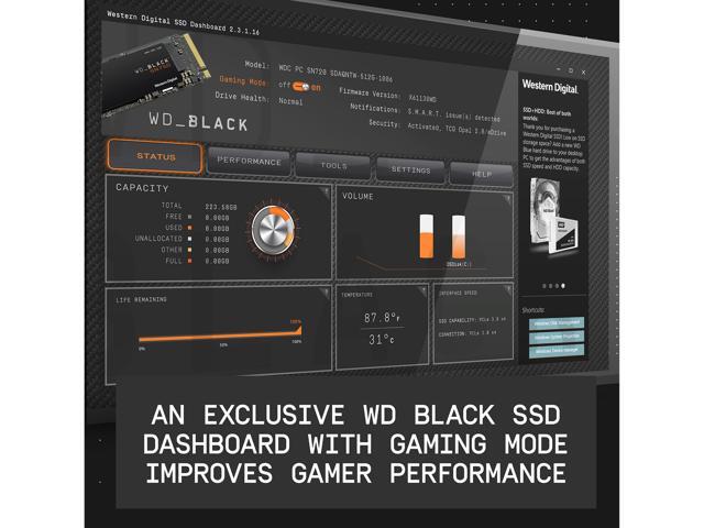 Western Digital WD BLACK SN750 NVMe M.2 2280 1TB PCI-Express 3.0 x4 64-layer 3D NAND Internal Solid State Drive (SSD) WDS100T3X0C