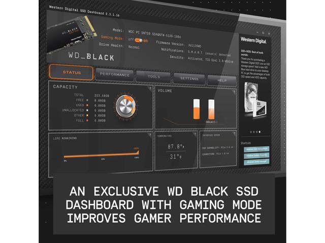 Western Digital WD BLACK SN750 NVMe M.2 2280 2TB PCI-Express 3.0 x4 64-layer 3D NAND Internal Solid State Drive (SSD) WDS200T3X0C