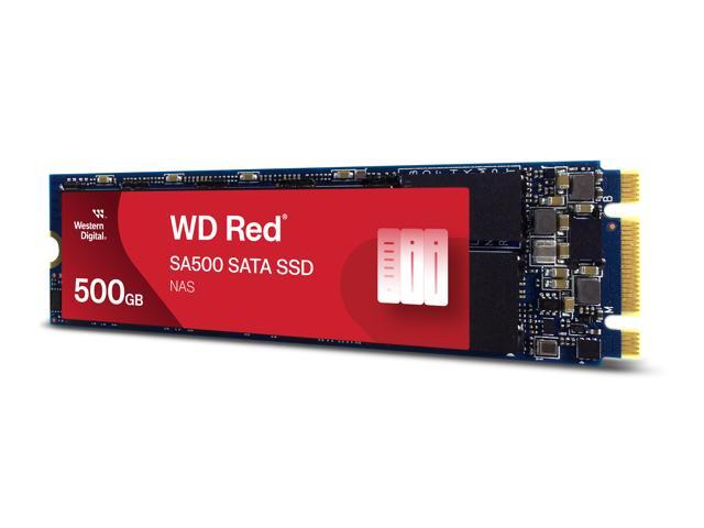 Western Digital WD Red SA500 M.2 2280 500GB SATA III 3D NAND Internal Solid State Drive (SSD) WDS500G1R0B