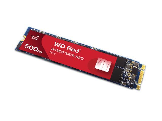 Western Digital WD Red SA500 M.2 2280 500GB SATA III 3D NAND Internal Solid State Drive (SSD) WDS500G1R0B