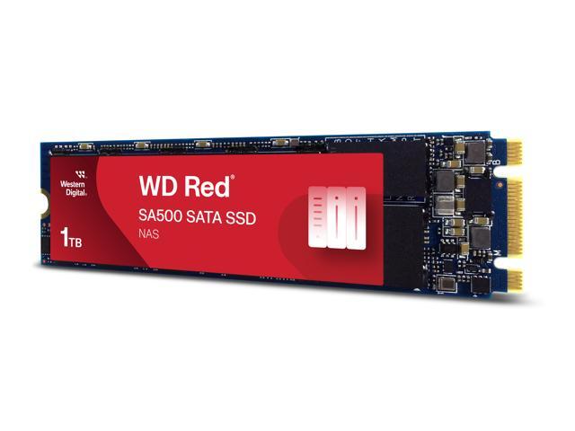 Western Digital 1TB WD Red SA500 NAS 3D NAND Internal SSD - SATA III 6 Gb/s, M.2 2280, Up to 560 MB/s - WDS100T1R0B