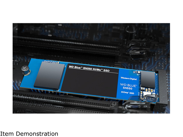 Western Digital WD Blue SN550 NVMe M.2 2280 1TB PCI-Express 3.0 x4 3D NAND Internal Solid State Drive (SSD) WDS100T2B0C