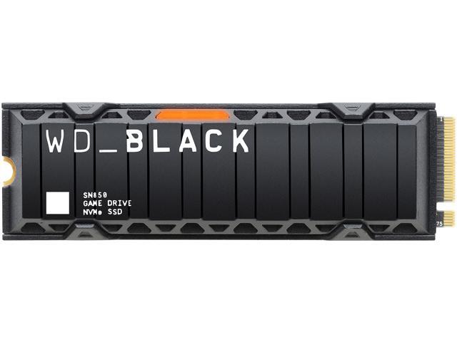 Western Digital WD BLACK SN850 NVMe M.2 2280 1TB PCI-Express 4.0 x4 3D NAND Internal Solid State Drive (SSD) WDS100T1XHE w/ Heatsink