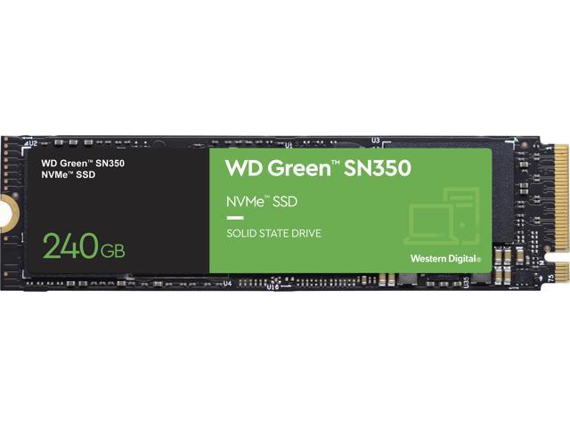 Western Digital WD Green SN350 NVMe M.2 2280 240GB PCI-Express 3.0 x4 Internal Solid State Drive (SSD) WDS240G2G0C