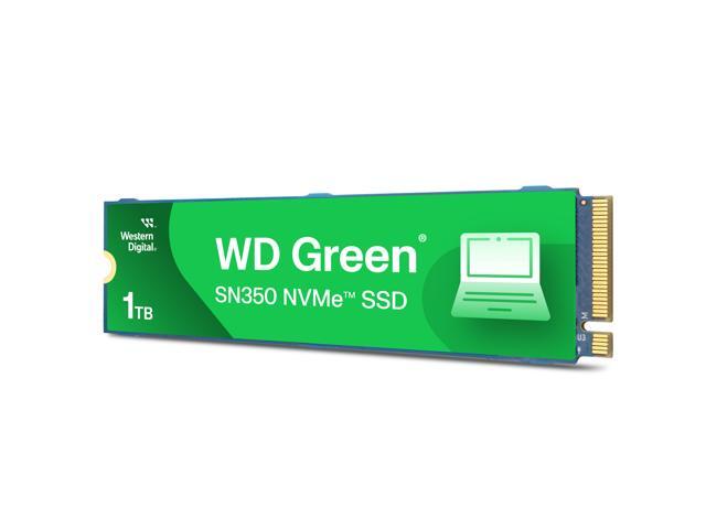 Western Digital 1TB WD Green SN350 NVMe Internal SSD Solid State Drive - Gen3 PCIe, QLC, M.2 2280, Up to 3,200 MB/s - WDS100T3G0C