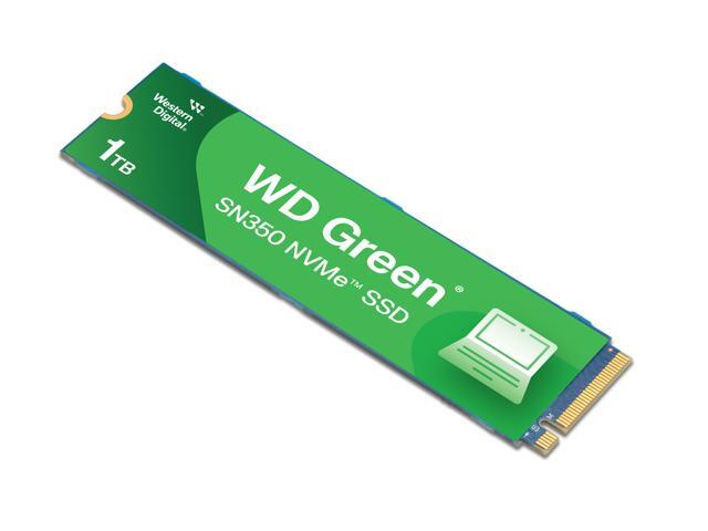 Western Digital 1TB WD Green SN350 NVMe Internal SSD Solid State Drive - Gen3 PCIe, QLC, M.2 2280, Up to 3,200 MB/s - WDS100T3G0C
