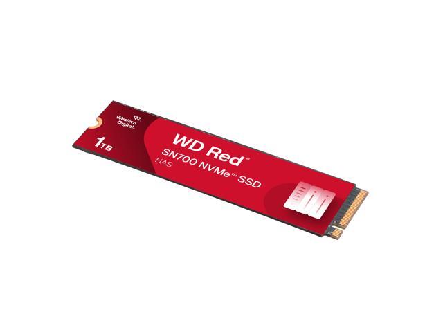 Western Digital 1TB WD Red SN700 NVMe Internal Solid State Drive SSD for NAS Devices - Gen3 PCIe, M.2 2280, Up to 3,430 MB/s - WDS100T1R0C