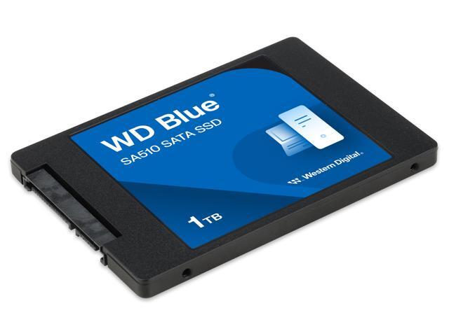Western Digital 1TB WD Blue SA510 SATA Internal Solid State Drive SSD - SATA III 6 Gb/s, 2.5'/7mm, Up to 560 MB/s - WDS100T3B0A