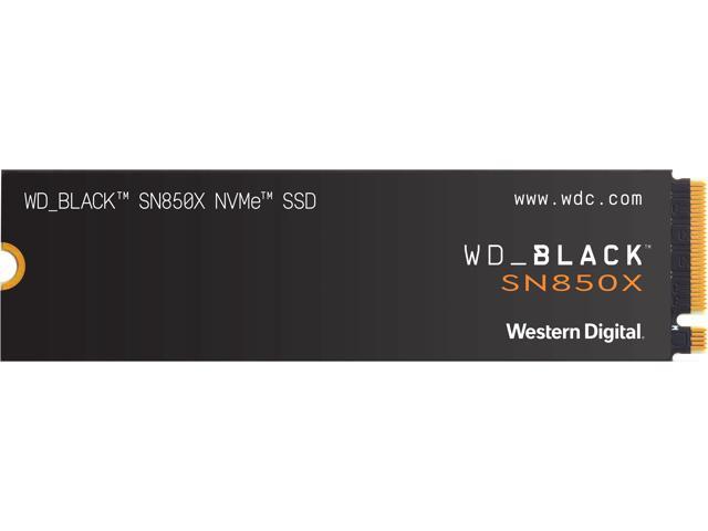 Western Digital BLACK SN850X NVMe M.2 2280 4TB PCI-Express 4.0 x4 Internal Solid State Drive (SSD) WDS400T2X0E