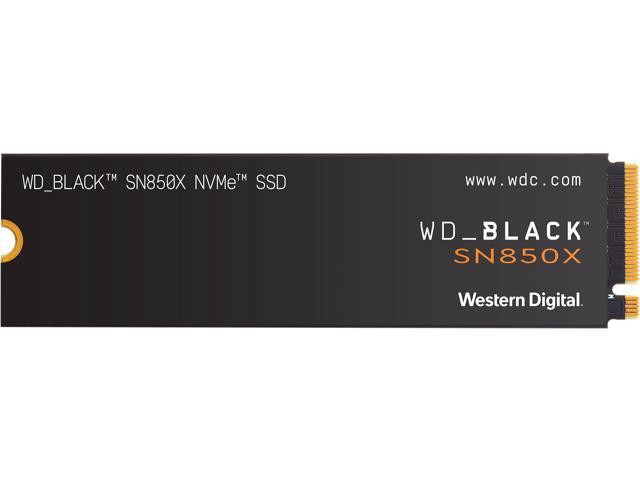 Western Digital BLACK SN850X NVMe M.2 2280 2TB PCI-Express 4.0 x4 Internal Solid State Drive (SSD) WDS200T2X0E
