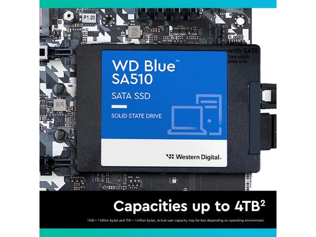 WD Blue 4TB SA510 2.5' Internal Solid State Drive SSD - WDS400T3B0A