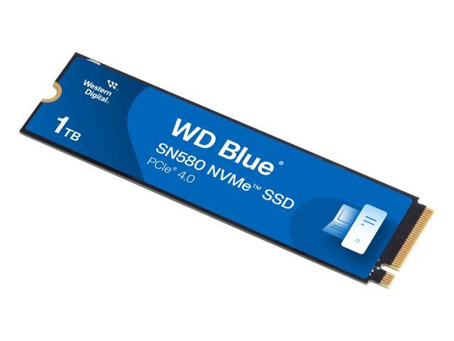 Western Digital 1TB WD Blue SN580 NVMe Internal Solid State Drive SSD - Gen4 x4 PCIe 16Gb/s, M.2 2280, Up to 4,150 MB/s - WDS100T3B0E
