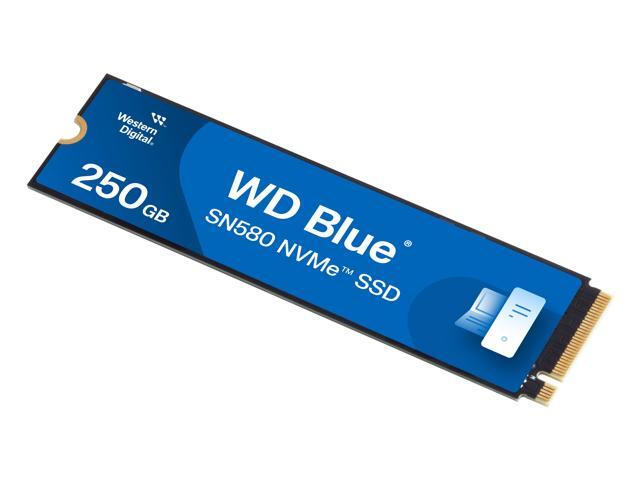 Western Digital 250GB WD Blue SN580 NVMe Internal Solid State Drive SSD - Gen4 x4 PCIe 16Gb/s, M.2 2280, Up to 4,000 MB/s - WDS250G3B0E