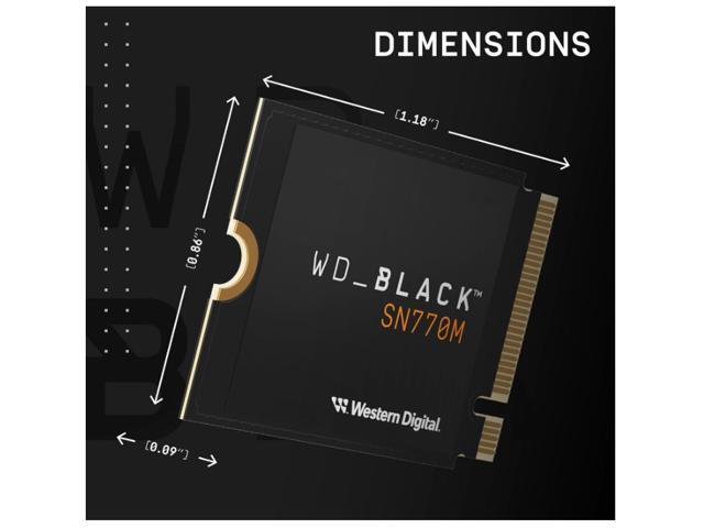 WD - BLACK SN770M 2TB Internal SSD PCIe Gen 4 x4 M.2 2230 for ROG Ally and Steam Deck - image 3