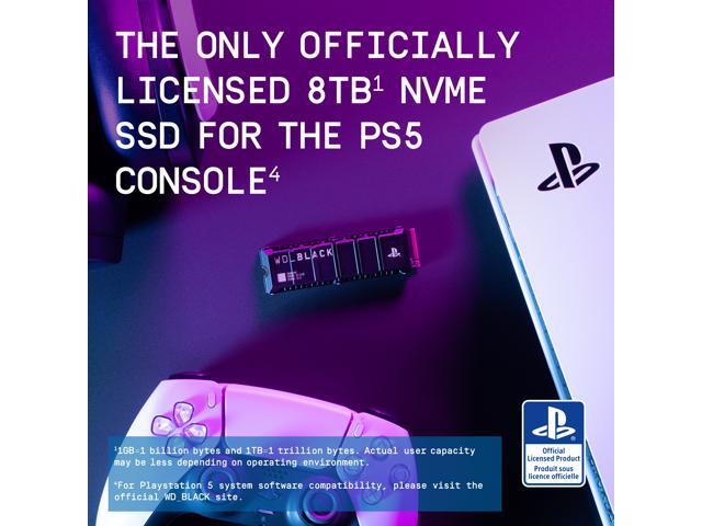 WD - BLACK SN850P 8TB Internal SSD PCIe Gen 4 x4 with Heatsink for PS5 - image 4