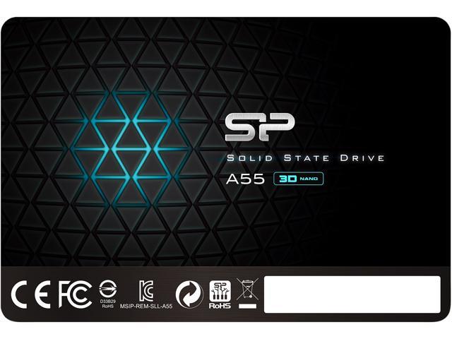Silicon Power Ace A55 2.5' 256GB SATA III 3D TLC Internal Solid State Drive (SSD) SU256GBSS3A55S25NB