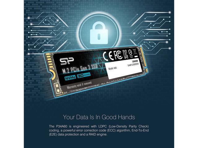 Silicon Power 256GB NVMe M.2 2280 PCIe Gen3 x4 SSD (SP256GBP34A60M28)