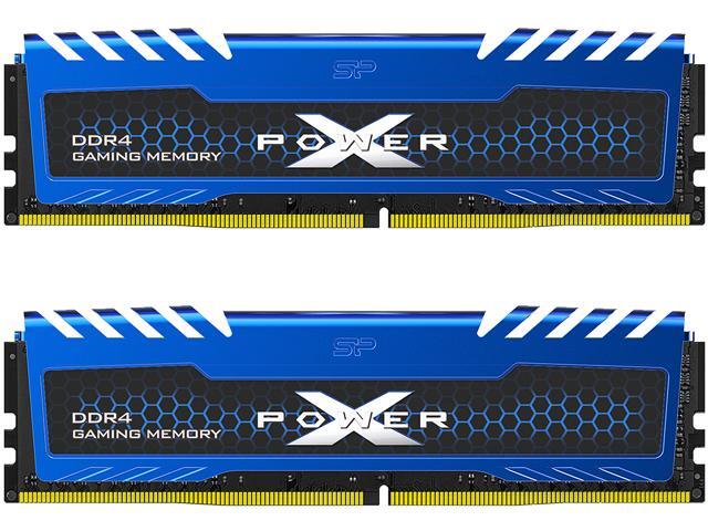 Silicon Power 16GB (2 x 8GB) DDR4 3200 (PC4 25600) 288-Pin XPOWER Turbine DDR4 SDRAM Desktop Memory Model SP016GXLZU320BDA