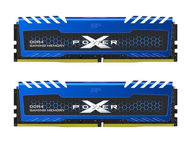 Silicon Power 32GB (2 x 16GB) DDR4 3200 (PC4 25600) 288-Pin XPOWER Turbine DDR4 SDRAM Desktop Memory Model SP032GXLZU320FDA