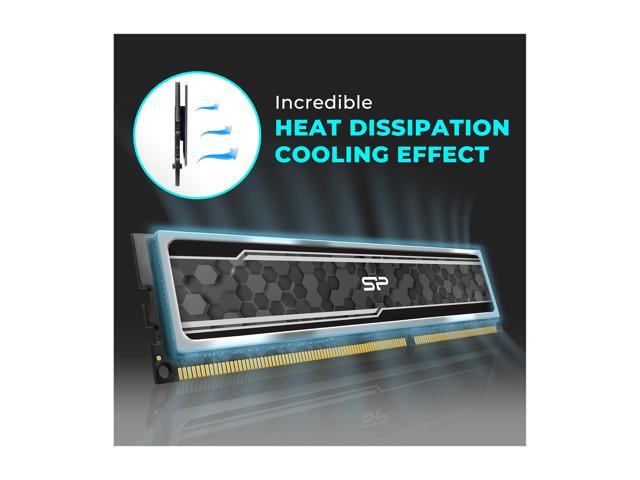 Silicon Power 16GB (2 x 8GB) 288-Pin PC RAM DDR4 3200 (PC4 25600) Desktop Memory Model SP016GXLZU320BDAJ5