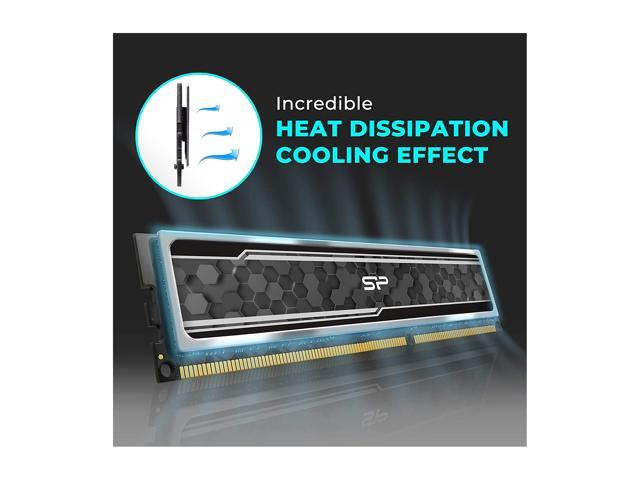 Silicon Power 32GB (2 x 16GB) DDR4 3200 (PC4 25600) Desktop Memory Model SP032GXLZU320BDAJ7