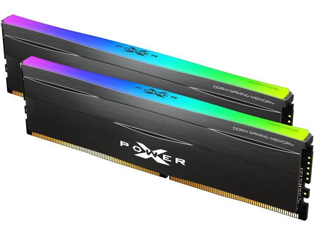 Silicon Power Gaming DDR4 32GB Kit (2 x 16GB) Zenith RGB 3600MHz (PC4 28800) C18 Desktop Memory Module Ram with Heatsink (SU032GXLZU360BDDSN)