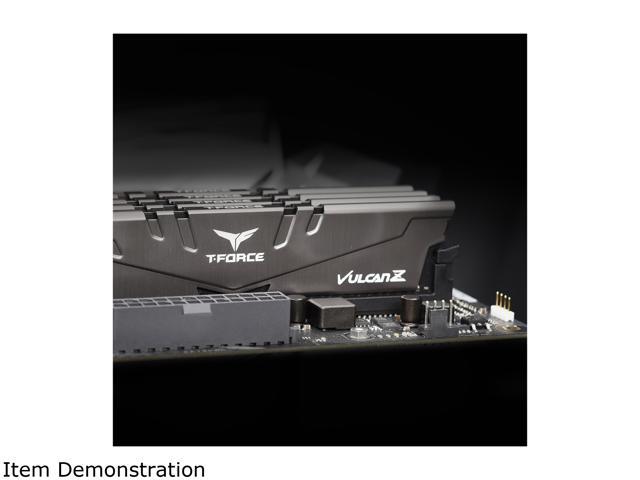 Team T-FORCE VULCAN Z 16GB (2 x 8GB) 288-Pin PC RAM DDR4 3200 (PC4 25600) Desktop Memory Model TLZGD416G3200HC16CDC01