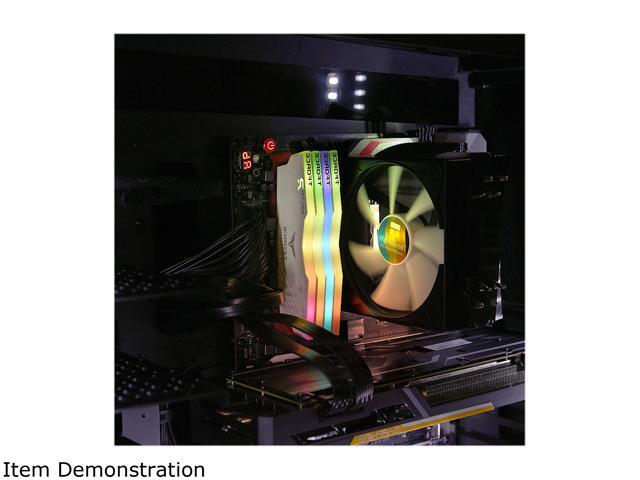 Team T-Force Delta RGB 16GB (2 x 8GB) 288-Pin PC RAM DDR4 3600 (PC4 28800) Desktop Memory Model TF4D416G3600HC18JDC01