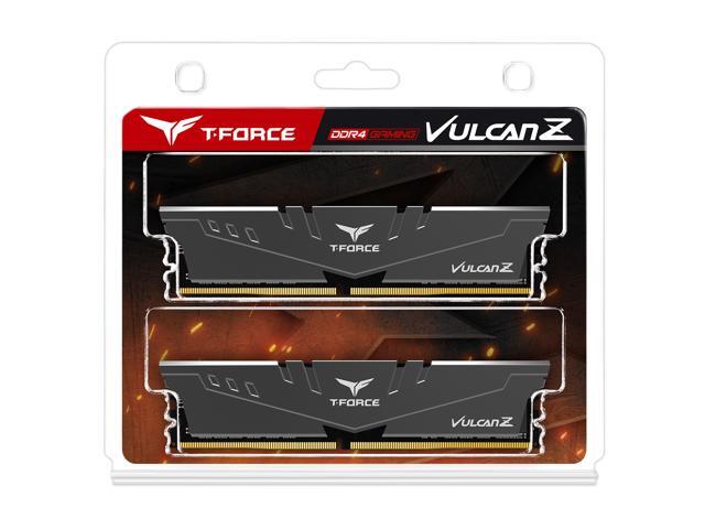 Team T-FORCE VULCAN Z 32GB (2 x 16GB) 288-Pin PC RAM DDR4 3600 (PC4 28800) Desktop Memory Model TLZGD432G3600HC18JDC01