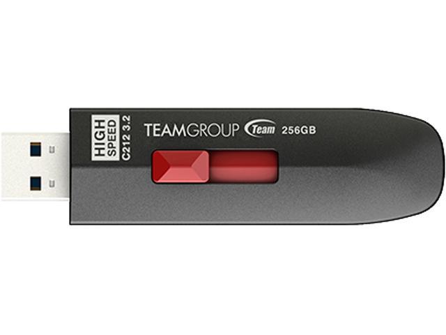 TEAM 256GB C212 Extreme Speed USB 3.2 Gen2 Flash Drive, Speed Up to 600MB/s (TC2123256GB01)