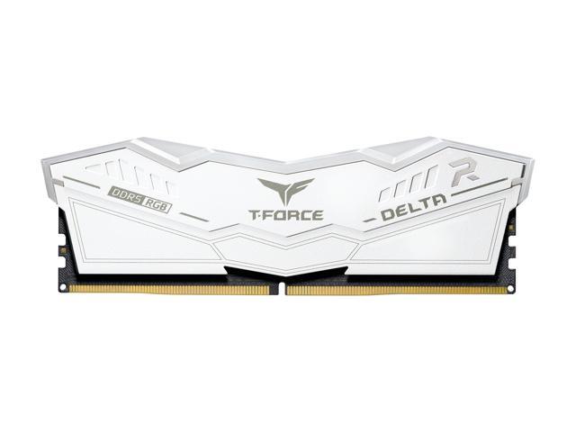 Team T-Force Delta RGB 64GB (2 x 32GB) 288-Pin PC RAM DDR5 6400 (PC5 51200) Desktop Memory Model FF4D564G6400HC30CDC01