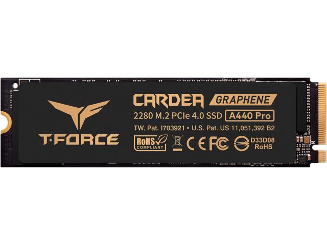 Team Group T-FORCE CARDEA A440 PRO M.2 2280 2TB PCIe Gen4 x4 with NVMe 1.4 Internal Solid State Drive (SSD) TM8FPR002T0C129