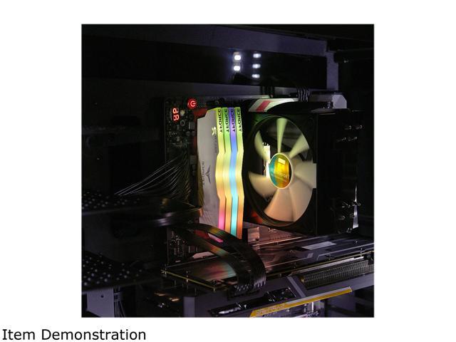 Team T-Force Delta RGB 16GB (2 x 8GB) 288-Pin PC RAM DDR4 3200 (PC4 25600) Desktop Memory Model TF4D416G3200HC16FDC01
