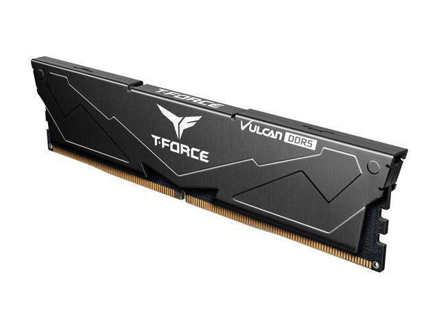 Team T-Force Vulcan 16GB (2 x 8GB) 288-Pin PC RAM DDR5 5200 (PC5 41600) Desktop Memory Model FLBD516G5200HC40CDC01