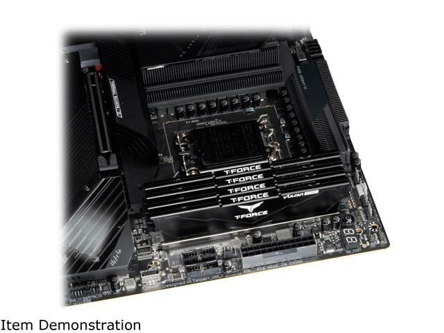 Team T-Force Vulcan 16GB (2 x 8GB) 288-Pin PC RAM DDR5 5200 (PC5 41600) Desktop Memory Model FLBD516G5200HC40CDC01