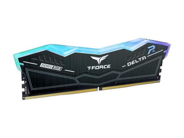 Team T-Force Delta RGB 64GB (2 x 32GB) 288-Pin PC RAM DDR5 6400 (PC5 51200) Desktop Memory Model FF3D564G6400HC30CDC01