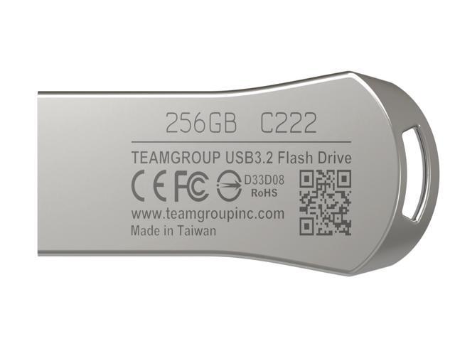 TEAM 256GB C222 USB 3.2 Gen1 Flash Drive, Speed Up to 140MB/s (TC2223256GS01)