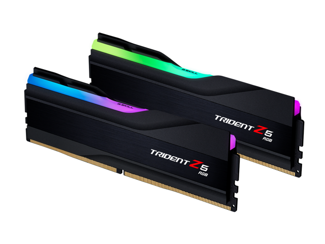 G. SKILL Trident Z5 RGB Series 128GB (2 x 64GB) 288-Pin PC RAM DDR5 6000 (PC5 48000) Desktop Memory Model F5-6000J3444F64GX2-TZ5RK