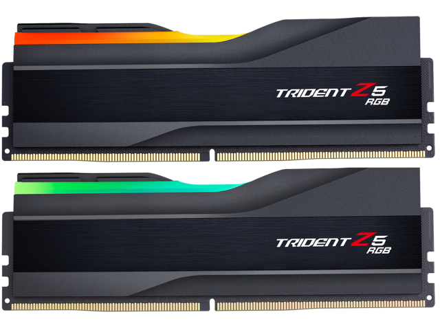 G. SKILL Trident Z5 RGB Series 64GB (2 x 32GB) 288-Pin PC RAM DDR5 5600 Desktop Memory Model F5-5600J3636D32GX2-TZ5RK
